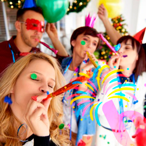 Fiesta con audio para adultos